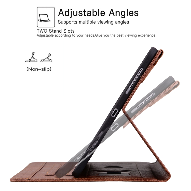 For iPad Air 11 2024 / Air 5 / Air 4 Cat Buckle Leather Smart Tablet Case(Brown) For iPad Air 11 2024 / Air 5 / Air 4 Cat Buckle Leather Smart Tablet Case(Brown)