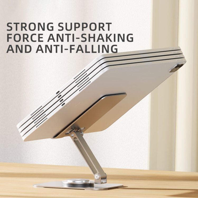 ROCK Desktop Rotating Metal Mobile Phone Holder(Grey) ROCK Desktop Rotating Metal Mobile Phone Holder(Grey)