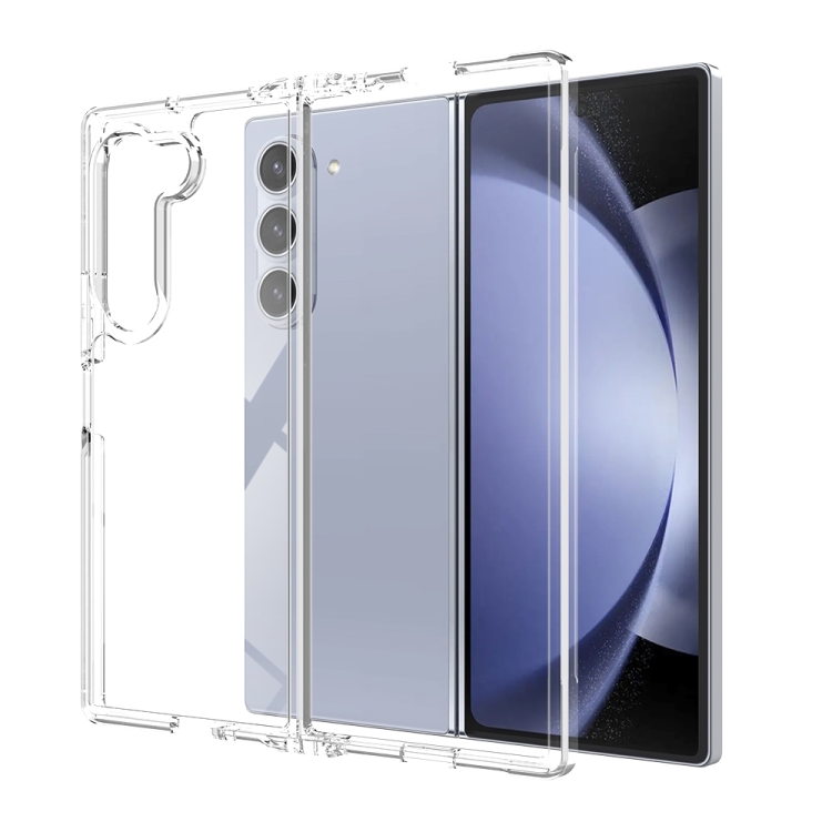 For Samsung Galaxy Z Fold6 Scratchproof Acrylic TPU Phone Case(Transparent) For Samsung Galaxy Z Fold6 Scratchproof Acrylic TPU Phone Case(Transparent)