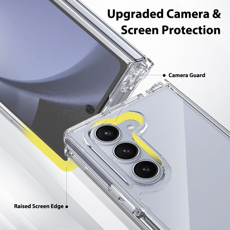 For Samsung Galaxy Z Fold6 Scratchproof Acrylic TPU Phone Case(Transparent) For Samsung Galaxy Z Fold6 Scratchproof Acrylic TPU Phone Case(Transparent)