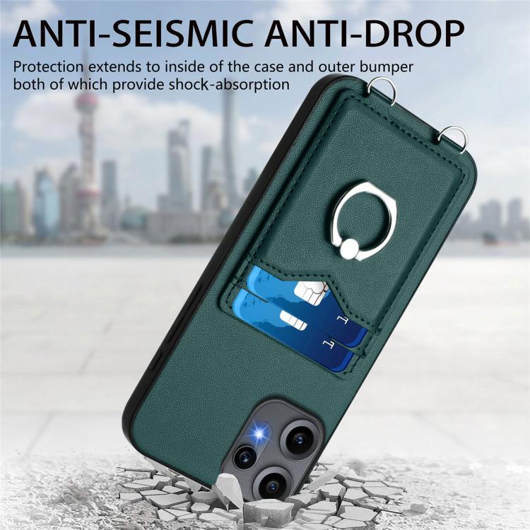 QLTYPRI Custodia A Portafoglio Con Magnete Per IPhone 14 Pro Max, Pelle PU Vintage Viola Con Slot Carte