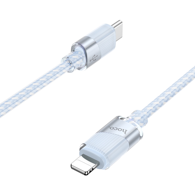 hoco U132 Beijing 1.2m PD27W USB-C / Type-C to 8 Pin Charging Data Cable(Green) hoco U132 Beijing 1.2m PD27W USB-C / Type-C to 8 Pin Charging Data Cable(Green)