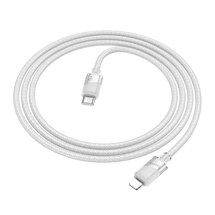 hoco U132 Beijing 1.2m PD27W USB-C / Type-C to 8 Pin Charging Data Cable(Green) hoco U132 Beijing 1.2m PD27W USB-C / Type-C to 8 Pin Charging Data Cable(Green)