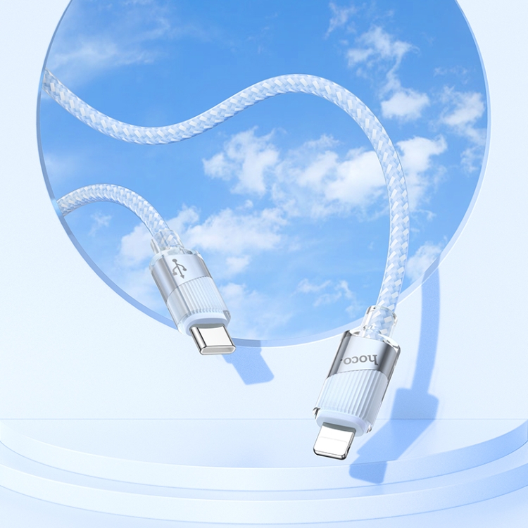 hoco U132 Beijing 1.2m PD27W USB-C / Type-C to 8 Pin Charging Data Cable(Green) hoco U132 Beijing 1.2m PD27W USB-C / Type-C to 8 Pin Charging Data Cable(Green)