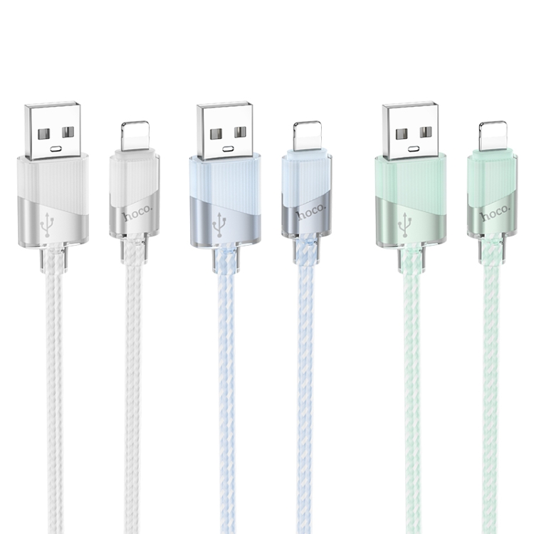 hoco U132 Beijing 1.2m 2.4A USB to 8 Pin Charging Data Cable(Green) hoco U132 Beijing 1.2m 2.4A USB to 8 Pin Charging Data Cable(Green)