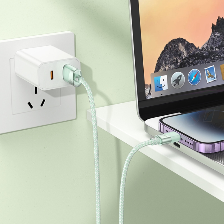 hoco U132 Beijing 1.2m 2.4A USB to 8 Pin Charging Data Cable(Green) hoco U132 Beijing 1.2m 2.4A USB to 8 Pin Charging Data Cable(Green)