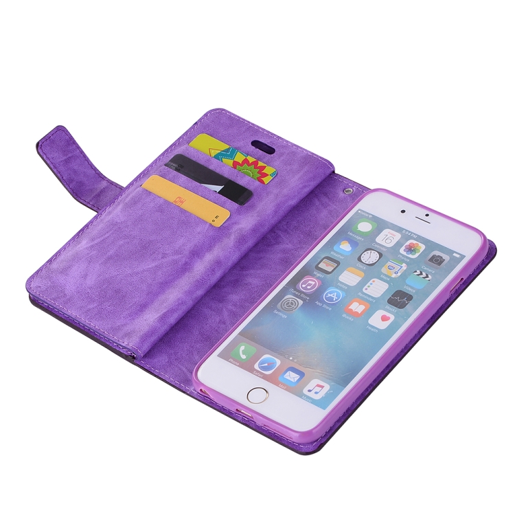 Pour iPhone Plus 6s Plus Étui en cuir à rabat horizontal - Main Image