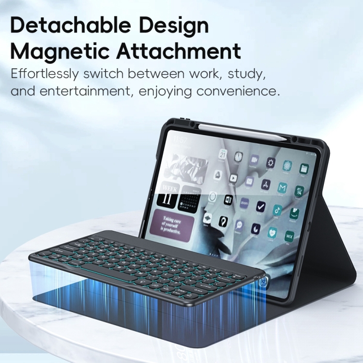 For iPad Pro 12.9 2021 / 2020 TOTU PC-1 Smart Control Magnetic Keyboard Leather Case(Black) For iPad Pro 12.9 2021 / 2020 TOTU PC-1 Smart Control Magnetic Keyboard Leather Case(Black)