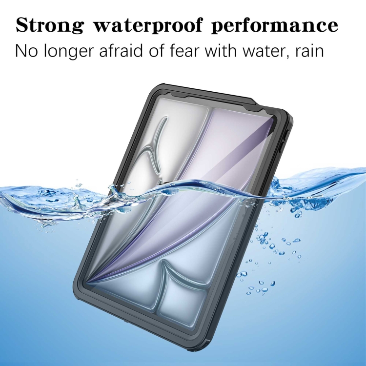 For iPad Air 11 2024 / Air 5 / 4 RedPepper IP68 Waterproof PC + TPU Tablet Case(Black) For iPad Air 11 2024 / Air 5 / 4 RedPepper IP68 Waterproof PC + TPU Tablet Case(Black)