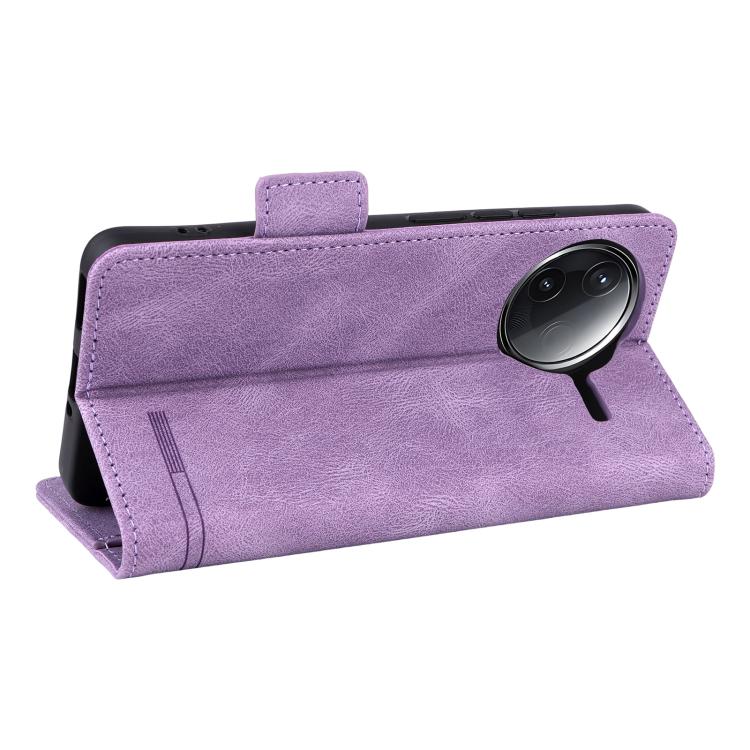For Redmi K80 / K80 Pro Magnetic Clasp Leather Phone Case(Purple)