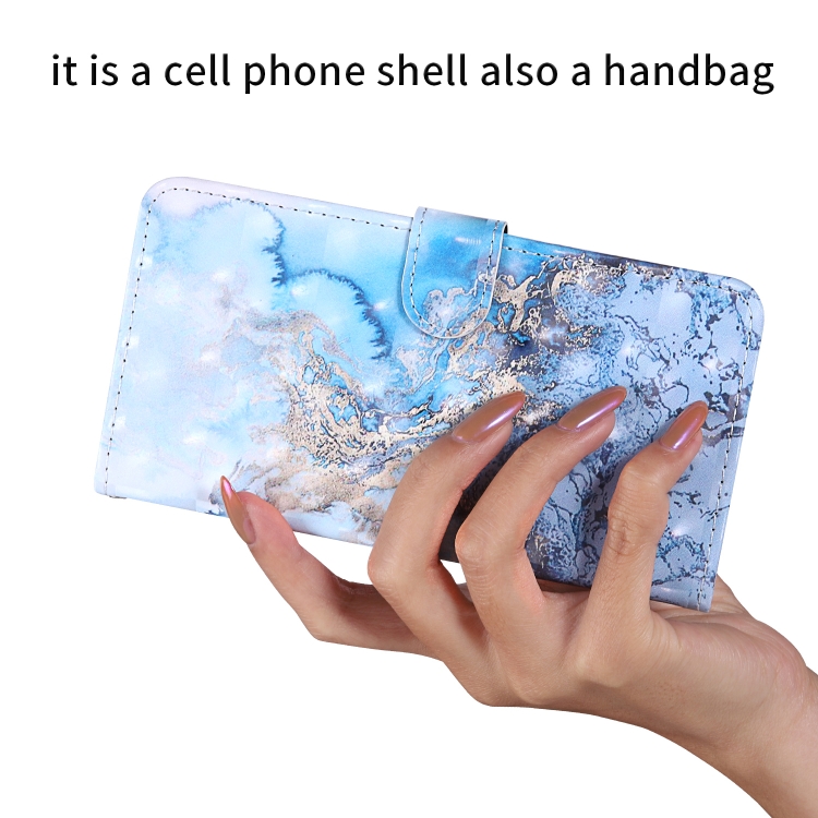 For iPhone 12 / 12 Pro 3D Painting Colored Drawing Pattern Horizontal Flip TPU + PU Leather Case with Holder & Card Slots & Wallet & Lanyard(Milky Way)