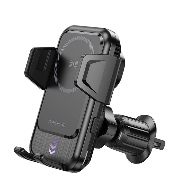 BOROFONE BH217 Colby Smart Fast Wireless Charging Car Holder(Black) BOROFONE BH217 Colby Smart Fast Wireless Charging Car Holder(Black)