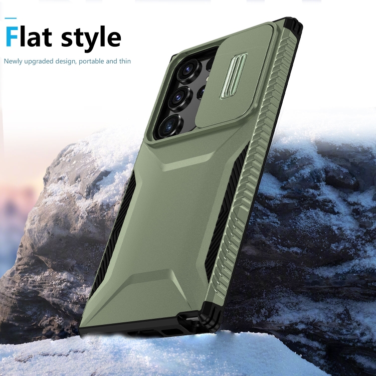 For Samsung Galaxy S23 Ultra 5G Sliding Camshield Phone Case(Alpine Green) For Samsung Galaxy S23 Ultra 5G Sliding Camshield Phone Case(Alpine Green)