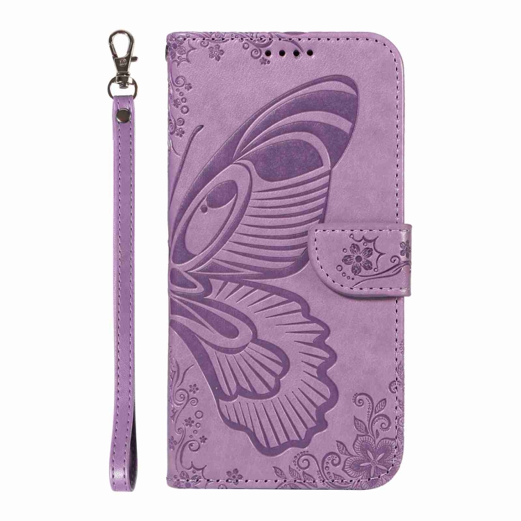 For iPhone 16 Swallowtail Butterfly Embossed Leather Phone Case(Purple) For iPhone 16 Swallowtail Butterfly Embossed Leather Phone Case(Purple)