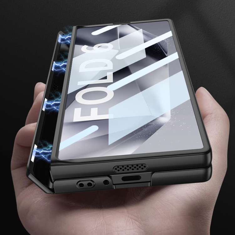For Samsung Galaxy Z Fold6 GKK Integrated Full Coverage Magnetic Fold Phone Case(Grey) For Samsung Galaxy Z Fold6 GKK Integrated Full Coverage Magnetic Fold Phone Case(Grey)