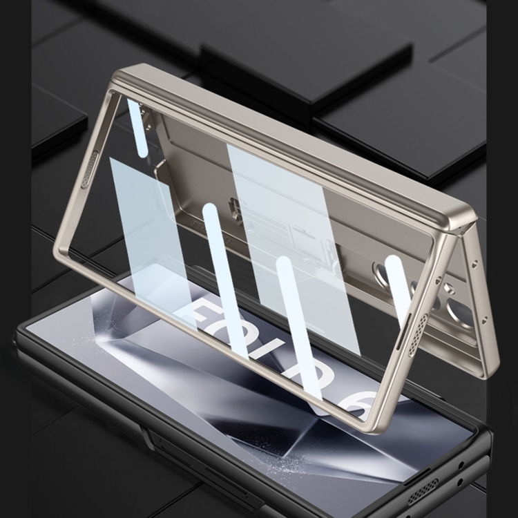 For Samsung Galaxy Z Fold6 GKK Integrated Full Coverage Magnetic Fold Phone Case(Grey) For Samsung Galaxy Z Fold6 GKK Integrated Full Coverage Magnetic Fold Phone Case(Grey)
