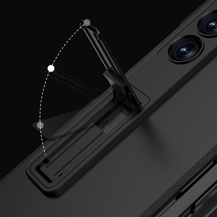 For Samsung Galaxy Z Fold6 GKK Integrated Anti Peep Full Coverage Magnetic Fold Phone Case with Pen Slot, Not Included Pen(Grey) For Samsung Galaxy Z Fold6 GKK Integrated Anti Peep Full Coverage Magnetic Fold Phone Case with Pen Slot, Not Included Pen(Grey)