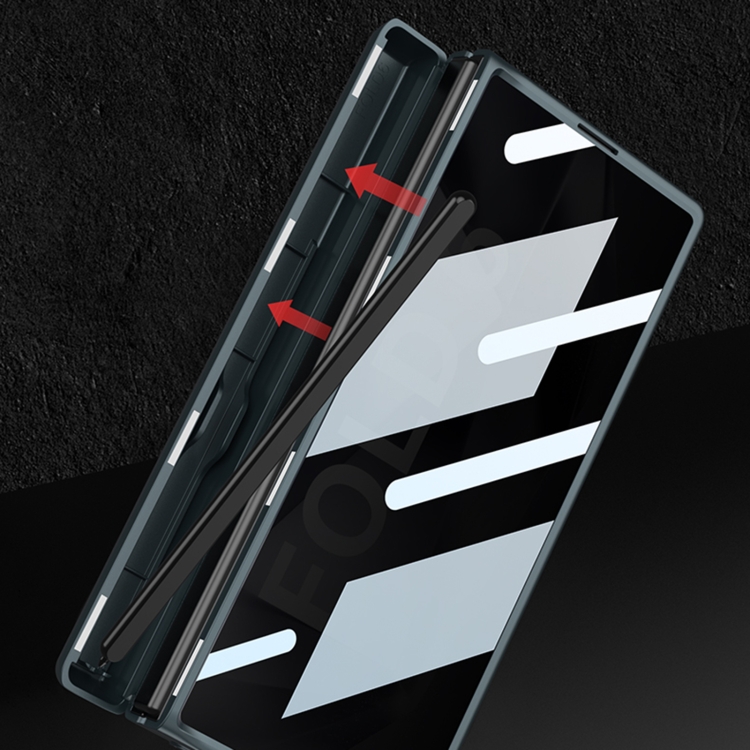 For Samsung Galaxy Z Fold6 GKK Integrated Anti Peep Full Coverage Magnetic Fold Phone Case with Pen Box, Not Included Pen(Grey) For Samsung Galaxy Z Fold6 GKK Integrated Anti Peep Full Coverage Magnetic Fold Phone Case with Pen Box, Not Included Pen(Grey)