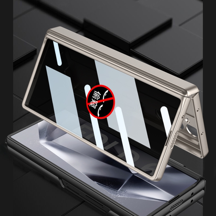 For Samsung Galaxy Z Fold6 GKK Integrated Anti Peep Full Coverage Magnetic Fold Phone Case(Grey) For Samsung Galaxy Z Fold6 GKK Integrated Anti Peep Full Coverage Magnetic Fold Phone Case(Grey)