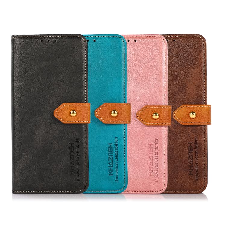 For Redmi Note 17 4G Global 169.7mm KHAZNEH Cowhide Texture Flip Leather Phone Case(Brown)