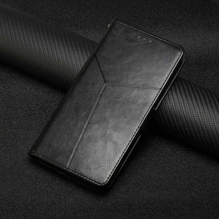 For Samsung Galaxy S25 Ultra 5G Y-shaped Pattern Flip Leather Phone Case(Black) For Samsung Galaxy S25 Ultra 5G Y-shaped Pattern Flip Leather Phone Case(Black)