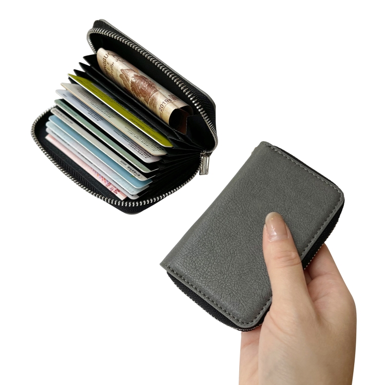 For Samsung Galaxy S21 Ultra 5G Solid Color Zipper 11-Card Slots Bag Phone Case with Lanyard(Grey) For Samsung Galaxy S21 Ultra 5G Solid Color Zipper 11-Card Slots Bag Phone Case with Lanyard(Grey)