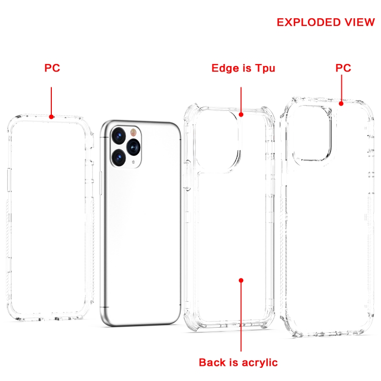 For iPhone 11 Pro Acrylic Transparent Phone Case