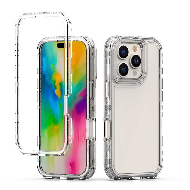For iPhone 16 Pro Acrylic Transparent Phone Case