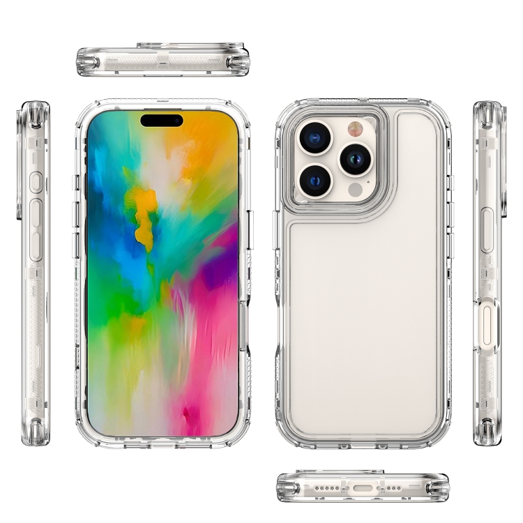 For iPhone 16 Pro Acrylic Transparent Phone Case
