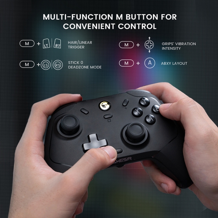 GameSir T4CP Wireless Game Controller with USB Receiver for PC/Switch/iOS/Android(Black) GameSir T4CP Wireless Game Controller with USB Receiver for PC/Switch/iOS/Android(Black)