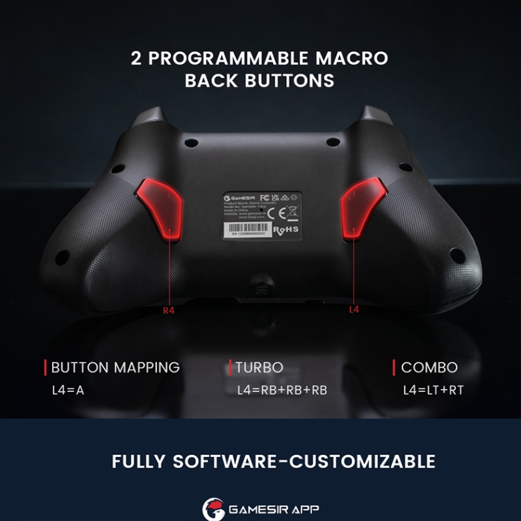 GameSir T4CP Wireless Game Controller with USB Receiver for PC/Switch/iOS/Android(Black) GameSir T4CP Wireless Game Controller with USB Receiver for PC/Switch/iOS/Android(Black)