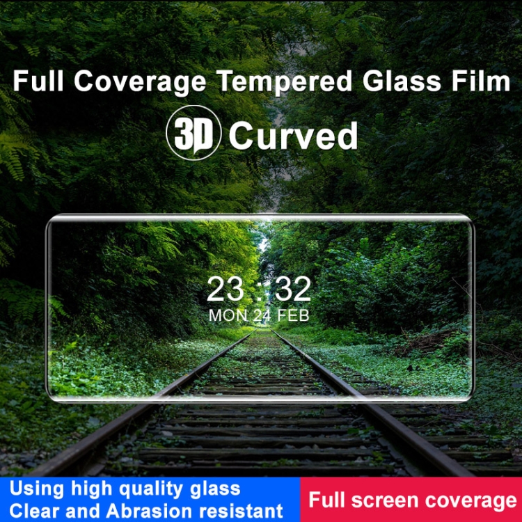 For Honor X60 Pro imak 3D Curved Full Screen Tempered Glass Film