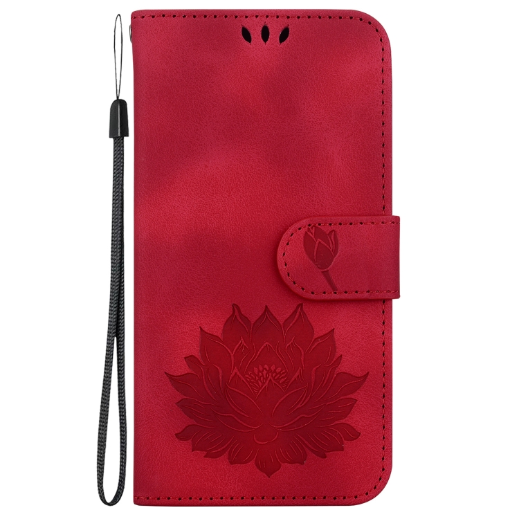 For Samsung Galaxy S23+ 5G Lotus Embossed Leather Phone Case(Red) For Samsung Galaxy S23+ 5G Lotus Embossed Leather Phone Case(Red)