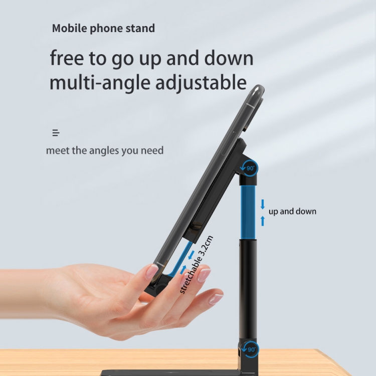 T6 2 in 1 Portable Folding Stand Wireless Charging, Style:Single Charge(White) T6 2 in 1 Portable Folding Stand Wireless Charging, Style:Single Charge(White)