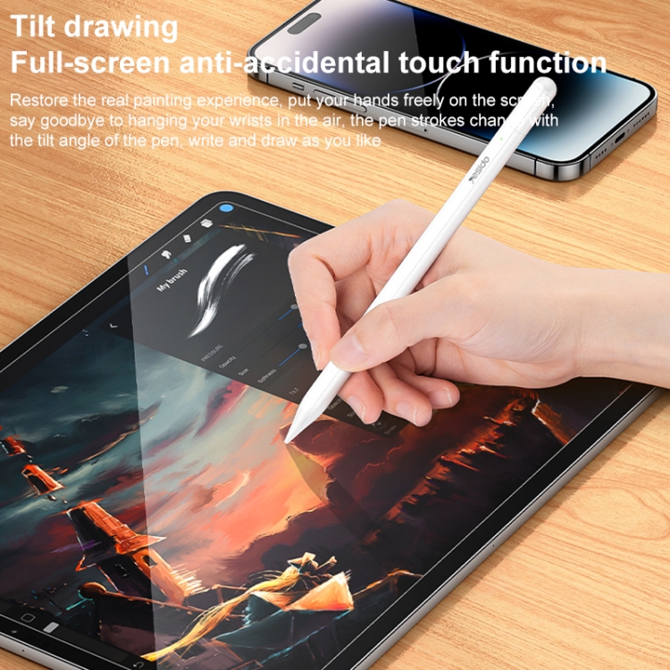 For iPad Yesido ST16 Anti-mistouch Capacitive Stylus(White) For iPad Yesido ST16 Anti-mistouch Capacitive Stylus(White)