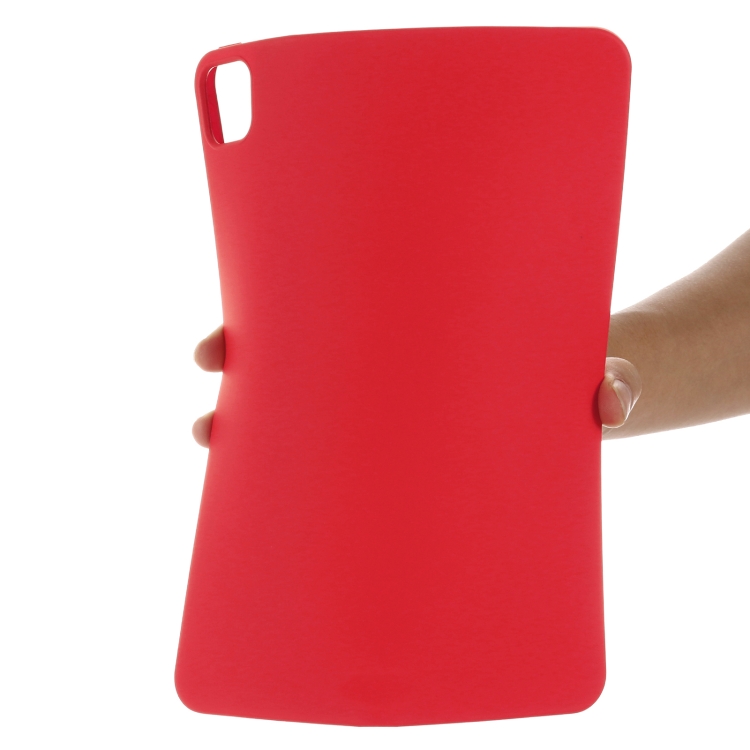 For iPad Pro 11 2024 Pure Color Liquid Silicone Shockproof Tablet Case(Red) For iPad Pro 11 2024 Pure Color Liquid Silicone Shockproof Tablet Case(Red)
