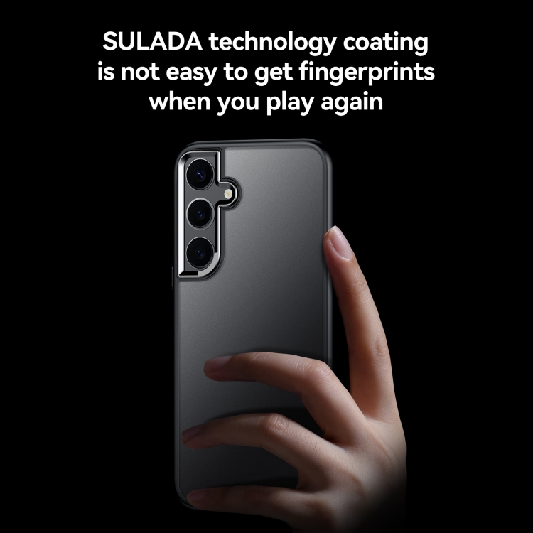 For Samsung Galaxy S24 Ultra 5G 5G SULADA Skin Feel Matte Shockproof Phone Case(Black) For Samsung Galaxy S24 Ultra 5G 5G SULADA Skin Feel Matte Shockproof Phone Case(Black)