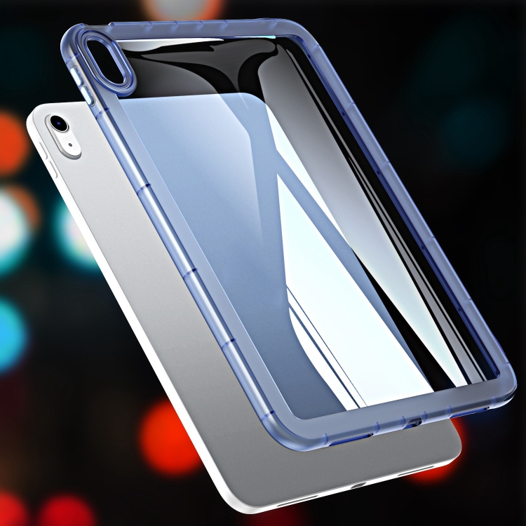 For iPad 10th Gen 10.9 2022 Clear TPU Tablet Case(Blue) For iPad 10th Gen 10.9 2022 Clear TPU Tablet Case(Blue)