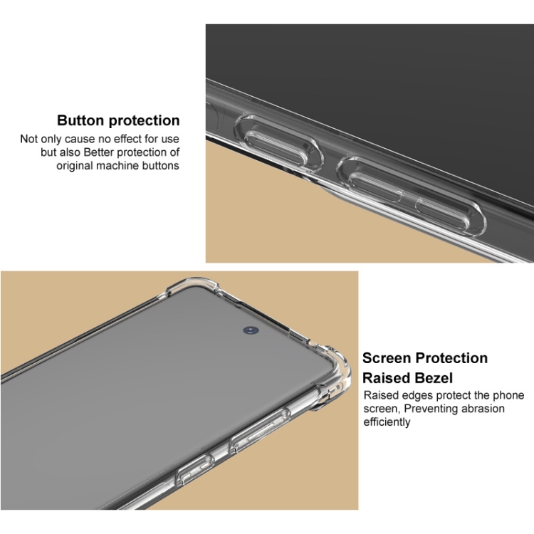 For Samsung Galaxy S25+ 5G imak Shockproof Airbag TPU Phone Case(Matte Black) For Samsung Galaxy S25+ 5G imak Shockproof Airbag TPU Phone Case(Matte Black)