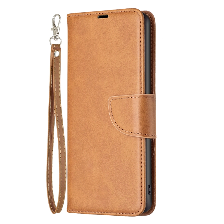 For Samsung Galaxy S25 5G Lambskin Texture Pure Color Flip Leather Phone Case(Yellow)