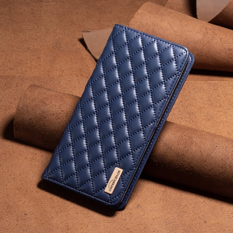 For Samsung Galaxy S25 5G Diamond Lattice Magnetic Leather Flip Phone Case(Blue) For Samsung Galaxy S25 5G Diamond Lattice Magnetic Leather Flip Phone Case(Blue)
