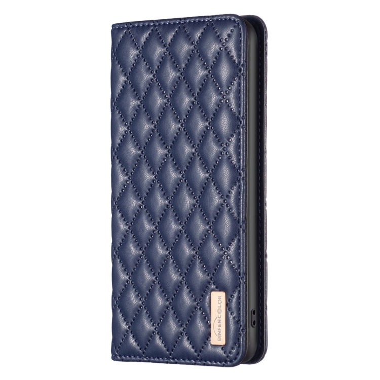 For Samsung Galaxy S25 5G Diamond Lattice Magnetic Leather Flip Phone Case(Blue) For Samsung Galaxy S25 5G Diamond Lattice Magnetic Leather Flip Phone Case(Blue)