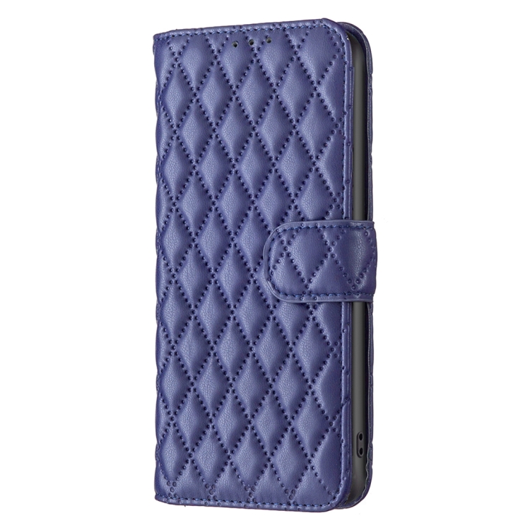 For Samsung Galaxy S25 5G Diamond Lattice Wallet Flip Leather Phone Case(Blue) For Samsung Galaxy S25 5G Diamond Lattice Wallet Flip Leather Phone Case(Blue)