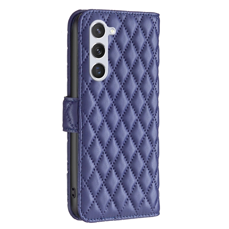 For Samsung Galaxy S25 5G Diamond Lattice Wallet Flip Leather Phone Case(Blue) For Samsung Galaxy S25 5G Diamond Lattice Wallet Flip Leather Phone Case(Blue)