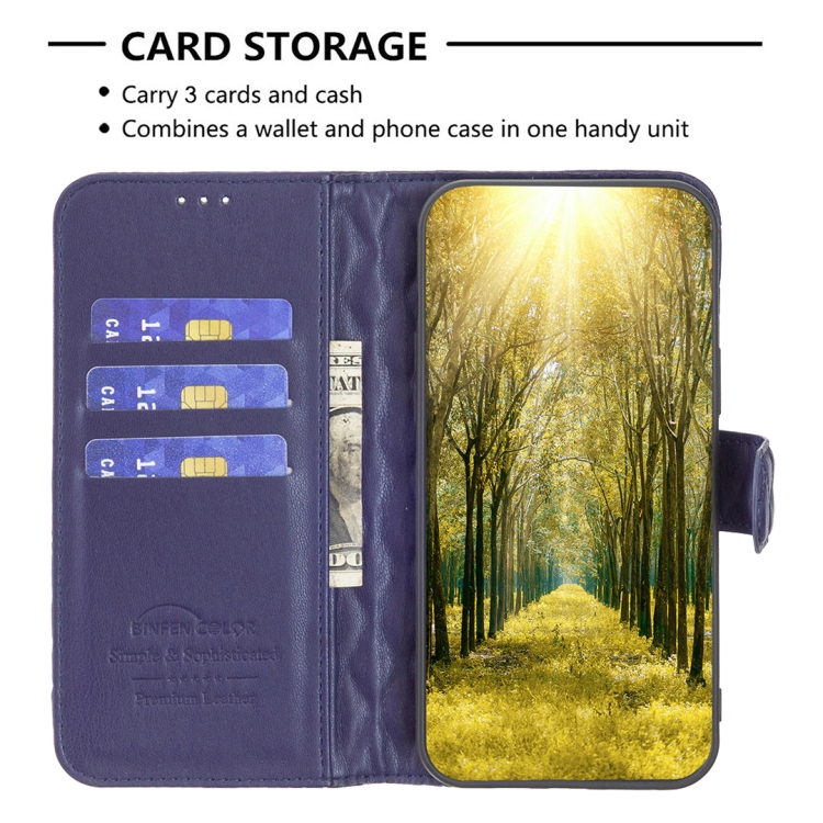 For Samsung Galaxy S25 5G Diamond Lattice Wallet Flip Leather Phone Case(Blue) For Samsung Galaxy S25 5G Diamond Lattice Wallet Flip Leather Phone Case(Blue)