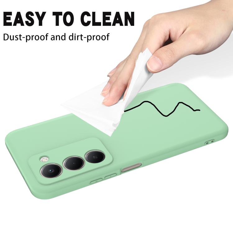 For Redmi 15 5G / 4G EU 171mm Solid Color Liquid Silicone Dropproof Full Coverage Phone Case(Green)