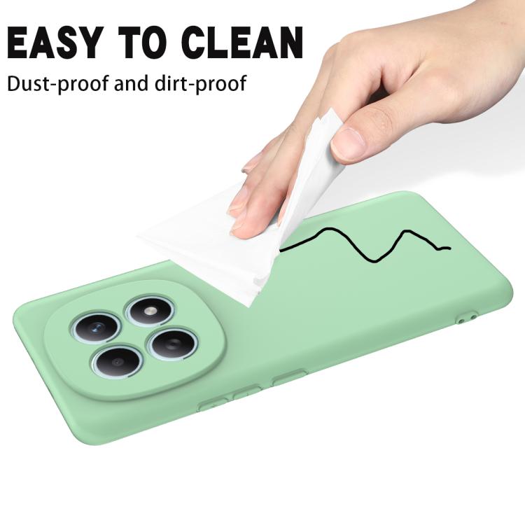 For Redmi Note 15 5G 164mm / Poco M8 5G Solid Color Liquid Silicone Dropproof Full Coverage Phone Case(Green)