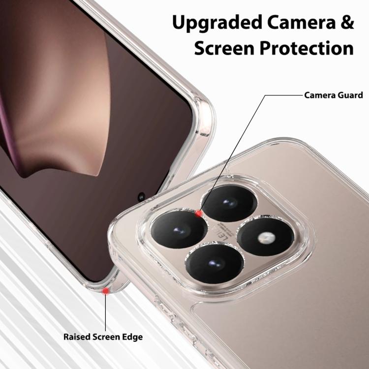 For Xiaomi 15T Scratchproof Acrylic TPU Phone Case(Transparent)