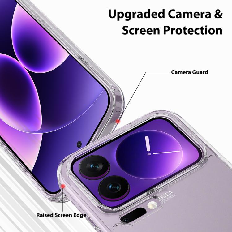 For Xiaomi 17 Pro Scratchproof Acrylic TPU Phone Case(Transparent)