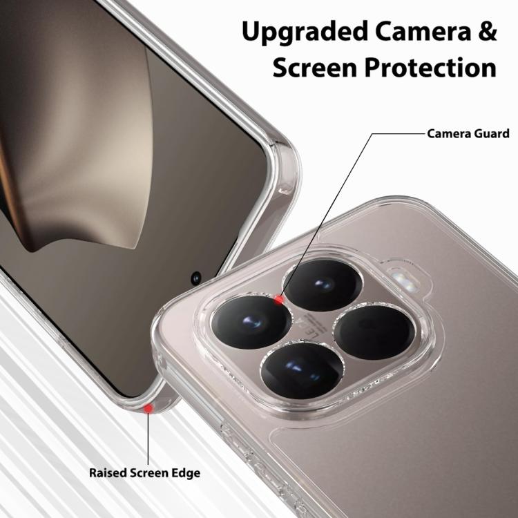 For Xiaomi 17T 5G Scratchproof Acrylic TPU Phone Case(Transparent)